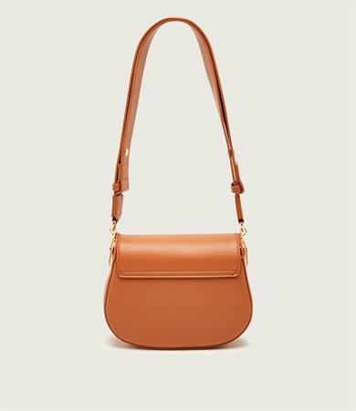 Love Moschino Kadın Deri Ayarlanabilir Askı Metal Logo Bej Omuz Çantası JC4374PP0NKF0-200