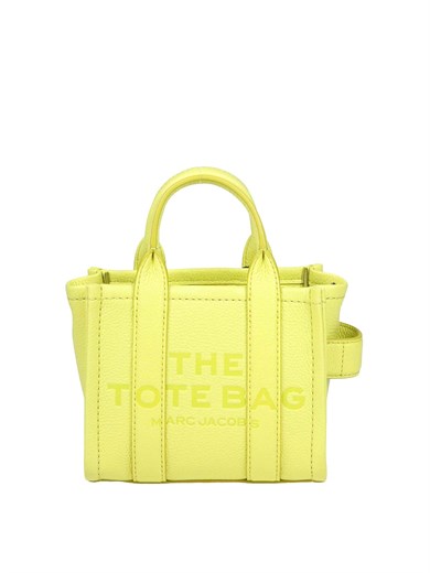 Marc Jacobs Marc Jacobs Kadın Fermuar Kapamalı Logo Detaylı Deri Mini Sarı1 Omuz Çantası H053L01RE22-780