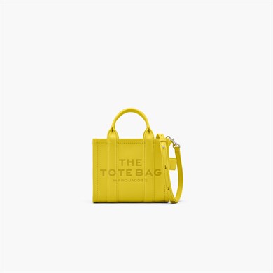 Marc Jacobs Kadın Fermuar Kapamalı Logo Detaylı Deri Mini Sarı2 Omuz Çantası H053L01RE22-790