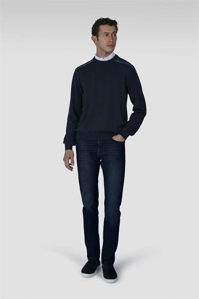 Paul Shark Erkek Denim Kumaş  Normal Bel Düz Model Lacivert Jeans 25414105-J03