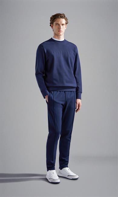 Paul Shark Erkek Marka Logolu Uzun Kollu Rahat Lacivert Sweatshirt 14311842-050