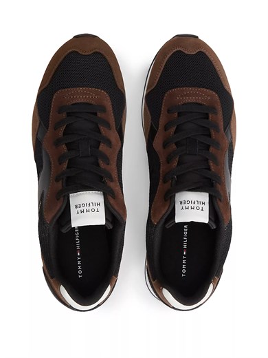 Tommy Hilfiger Erkek Karma Dokulu File Panelli Eva Tabanlı Kahverengi Sneaker FM0FM06001-GV0