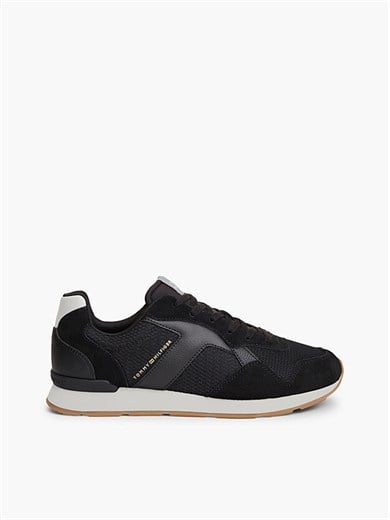 Tommy Hilfiger Erkek Karma Dokulu File Panelli Eva Tabanlı Siyah Sneaker FM0FM06001-PR2