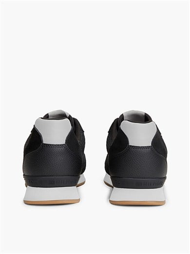 Tommy Hilfiger Erkek Karma Dokulu File Panelli Eva Tabanlı Siyah Sneaker FM0FM06001-PR2