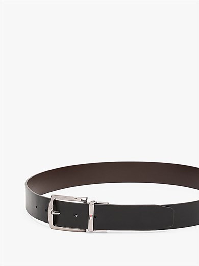 Tommy Hilfiger Erkek Metal Tokalı Hakiki Deri Kahverengi Kemer AM0AM13012-0HD