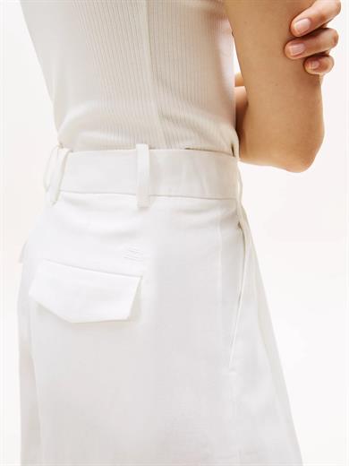 Tommy Hilfiger Kadın Beyaz Pantolon WW0WW47214-Z00