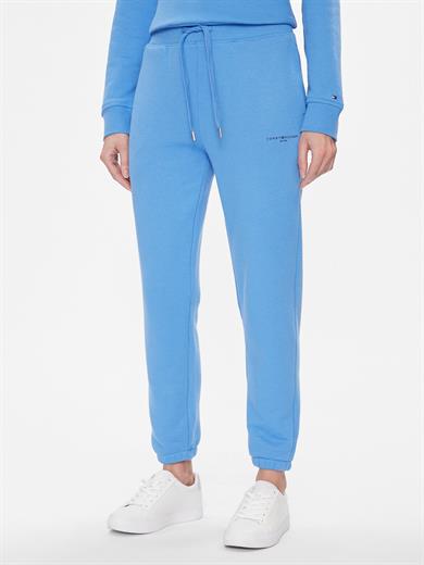 Tommy Hilfiger Kadın Dokuma Kumaş  Normal Bel  Düz Model Mavi Pantolon WW0WW38690-C30
