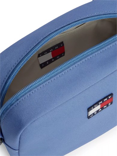 Tommy Hilfiger Kadın Logo Baskılı Ayarlanabilir Omuz Askılı Logo Etiketli Mavi1 Omuz Çantası AW0AW18769-C4L