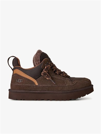UGG Erkek Süet Detaylı Rahat EVA Tabanlı Deri Kahverengi Sneaker 1170750-DUSTDCCA