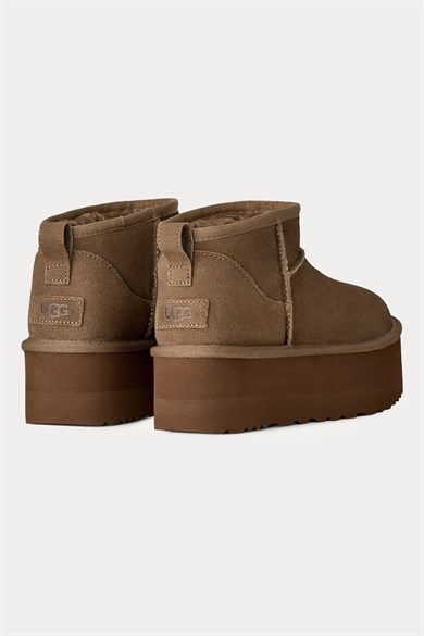 UGG Kadın Düz Taban Logo Baskılı Rahat Spor Stil Bronz Bot & Bootie 1135092-LGHTBRNZE
