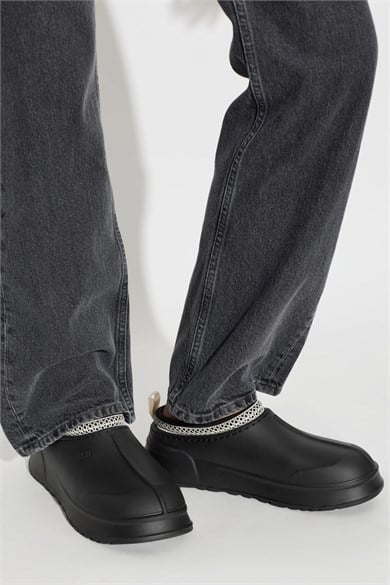 UGG Kadın EVA Üst Yüzeyli İçi Yünlü Taban Düşük Bilekli Siyah Terlik 1180371-BLACK