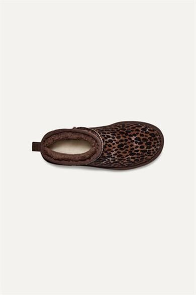 UGG Kadın Kauçuk Tabanlı Leopar Desenli Leopar Bot & Bootie 1158328-LEOPAR
