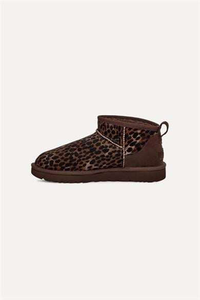 UGG Kadın Kauçuk Tabanlı Leopar Desenli Leopar Bot & Bootie 1158328-LEOPAR