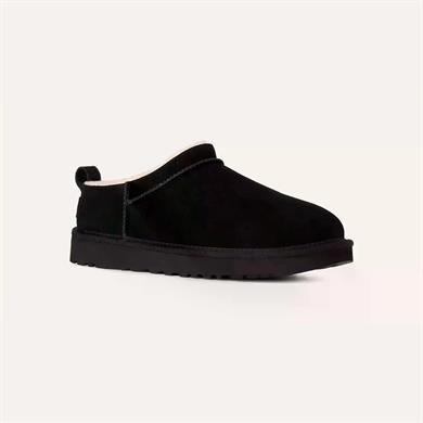 UGG Kadın Rahat Düşük Taban Süet Üst Yüzeyli Siyah Terlik 1173891-BLACK
