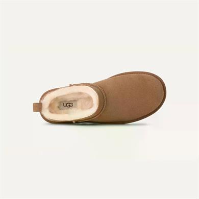 UGG Kadın Rahat Düşük Taban Süet Üst Yüzeyli Taba Terlik 1173891-CHESTNUT