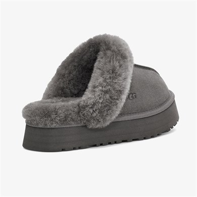 UGG Kadın Rahat Yastık Tabanlı EVA Dış Tabanlı %100 Hakiki Süet Deri Antrasit Bot & Bootie 1122550-CHARCOAL