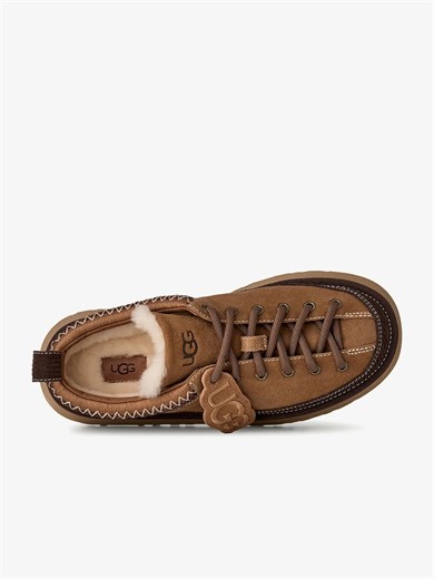 UGG Kadın Süet Dış Yüzeyli İçi Yünlü Bileği İşleme Desenli Platform Eva Tabanlı Taba Bot & Bootie 1180361-CHESTNUT