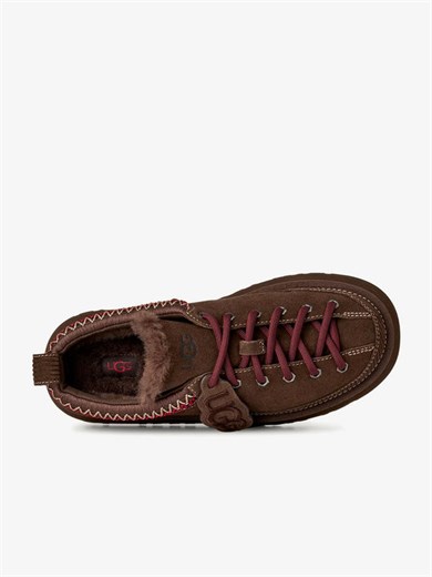 UGG Kadın Süet Dış Yüzeyli İçi Yünlü Bileği İşleme Desenli Platform Eva Tabanlı Koyu Kahve Bot & Bootie 1180361-BURNTCEDAR