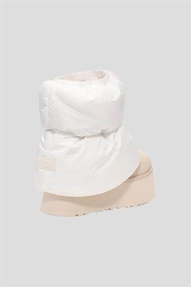 UGG Kadın Süet Topuk Dolgu Neopren Gövde Boğaz Kısmı Çorap Geçmeli Ekru Bot & Bootie 1158275-EKRU