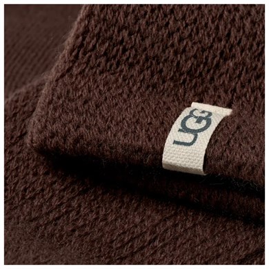UGG Kadın Uzun Boy Yumuşak Esnek Pamuklu Kumaş Düz Koyu Kahve Çorap 1145335-BURNTCEDAR