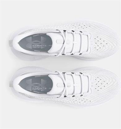 Under Armour Erkek Marka Logolu Rahat Taban Bağıcıklı Beyaz Koşu & Antrenman Ayakkabısı 3027190-100