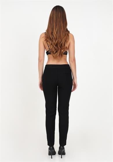 Versace Kadın Normal Belli Dar Kesim Düz Paça Siyah Pantolon 75HAA112N0230-899