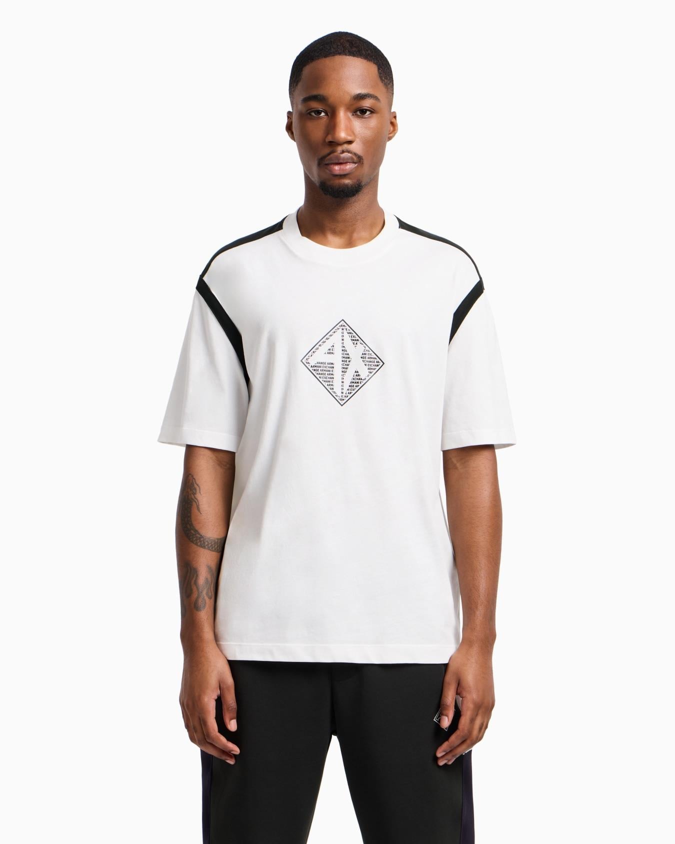洋楽 Mark A. Smith & Uni' Tee Armani Exchange Beyaz T-Shirt - XM000279 AF12308-U0009 | Wejaar