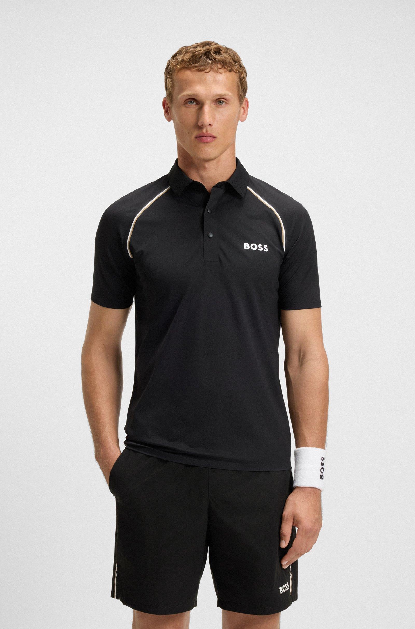 BOSS Dokuma Siyah Polo Yaka T-Shirt - 50543333-001 | Wejaar