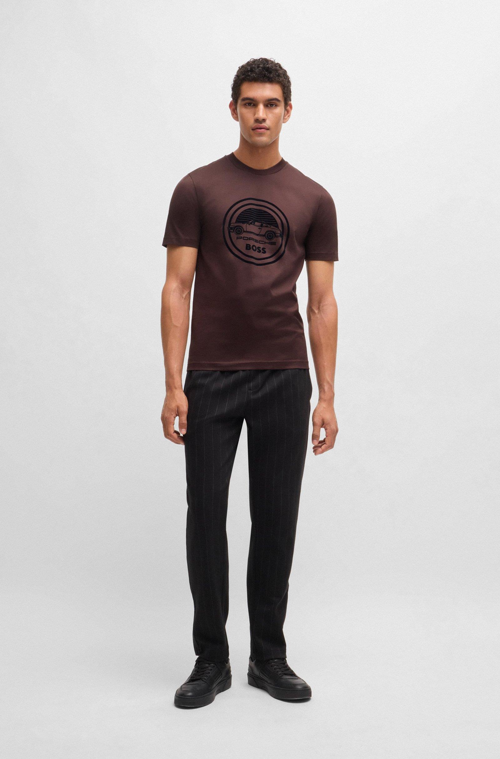 BOSS Erkek Porsche Logolu Pamuklu 642 T Shirt 50522795 642