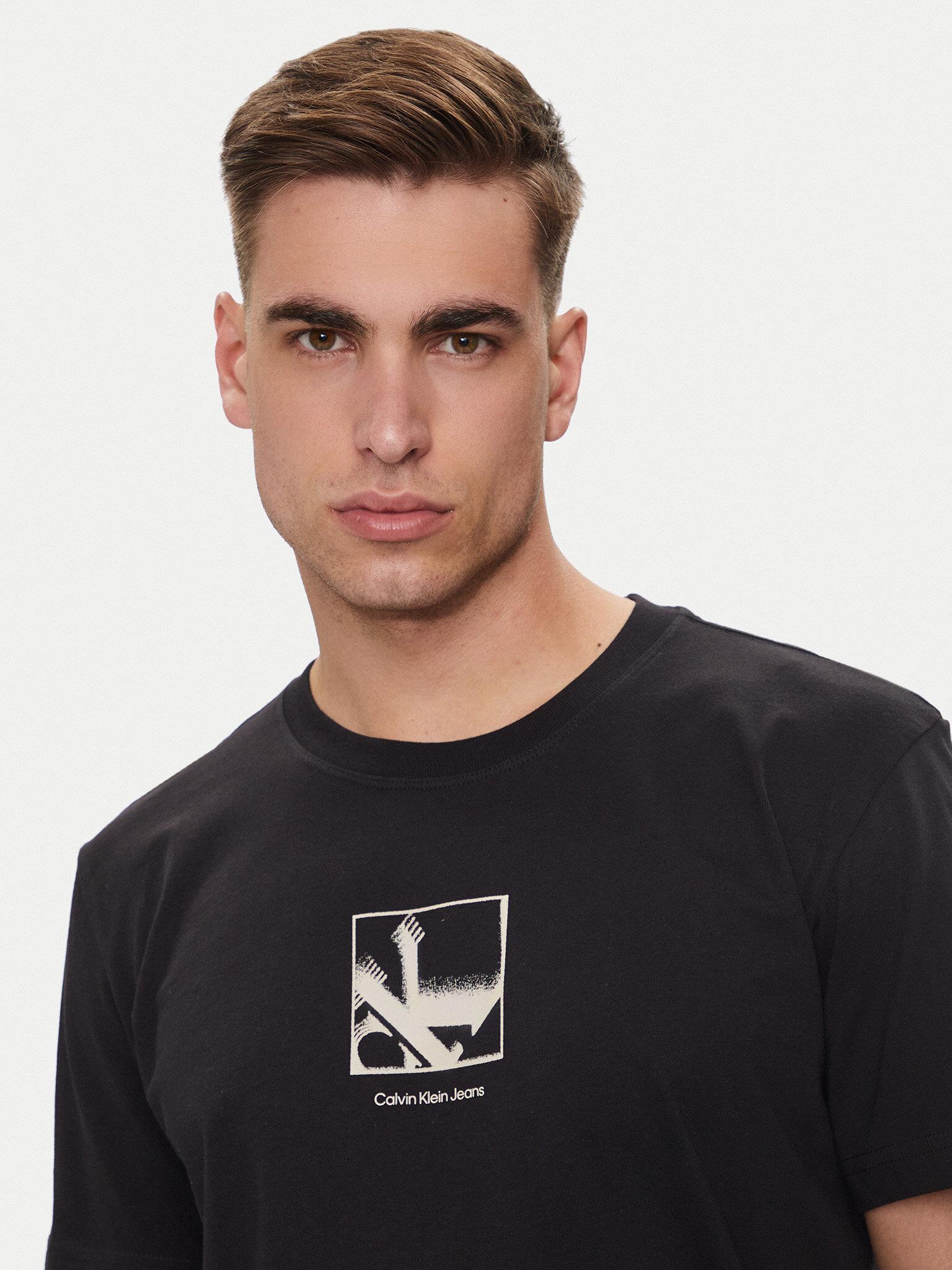 Calvin Klein Erkek Marka Logolu Organik Pamuklu Kısa Kollu