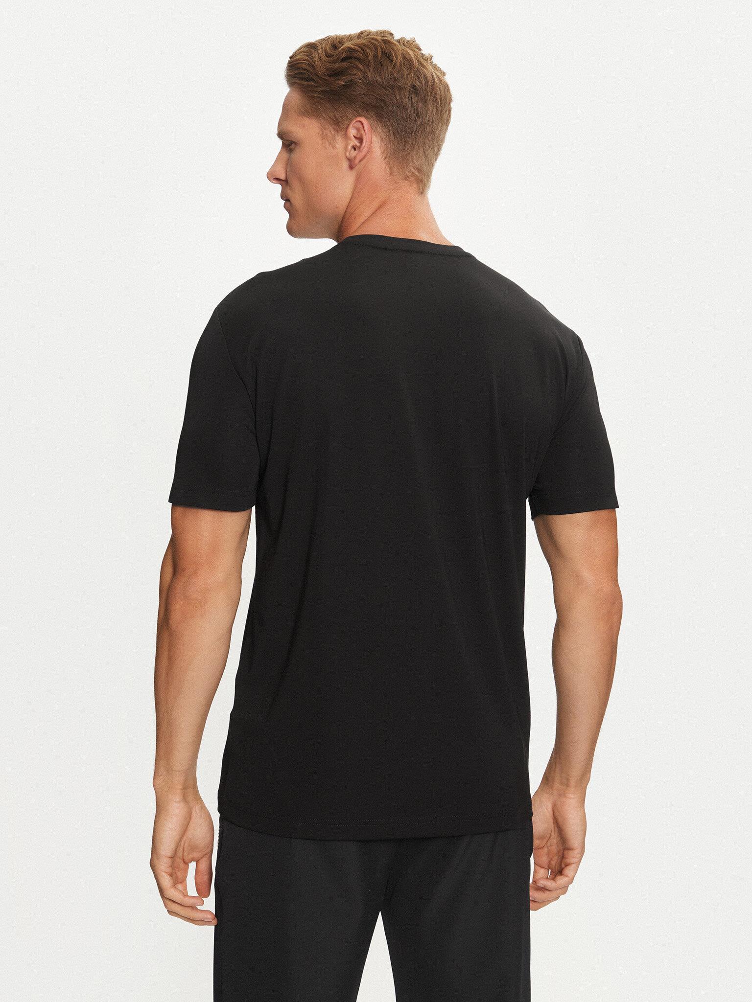 EA7 Dokuma Siyah T-Shirt - 8NPT16 PJRGZ-1200 | Wejaar