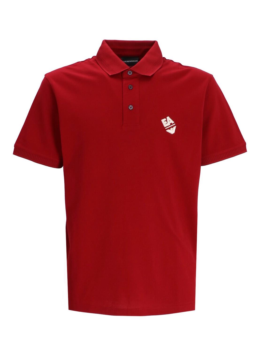 Empor o Armani Erkek Dokuma Kuma Marka Logolu K rm z Polo Yaka T Shirt 3D1FE6 1JTKZ 03B7 3D1FE6 1JTKZ 03B7