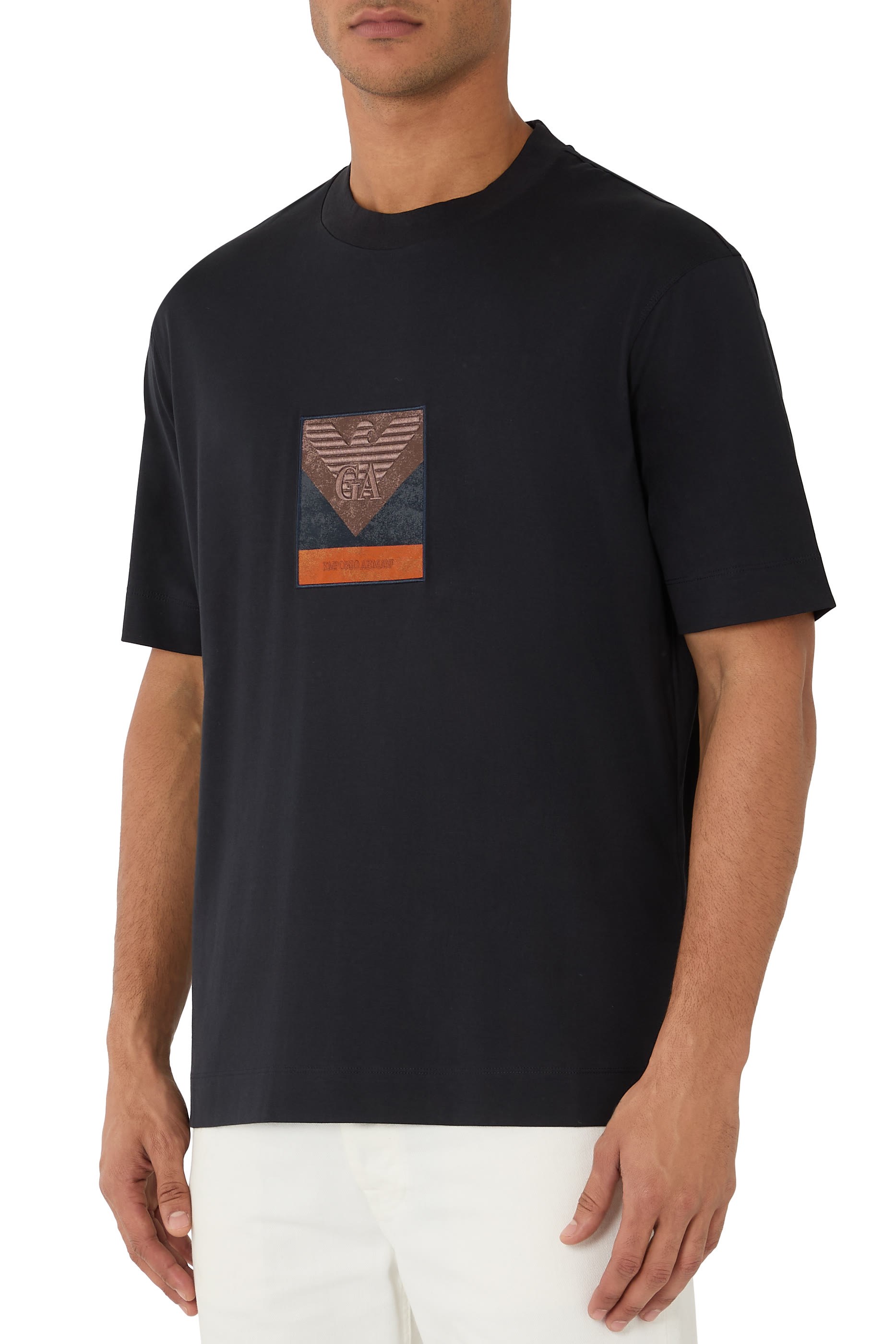 Emporio Armani Erkek Siyah T-Shirt EM006685 AF13669-MB839