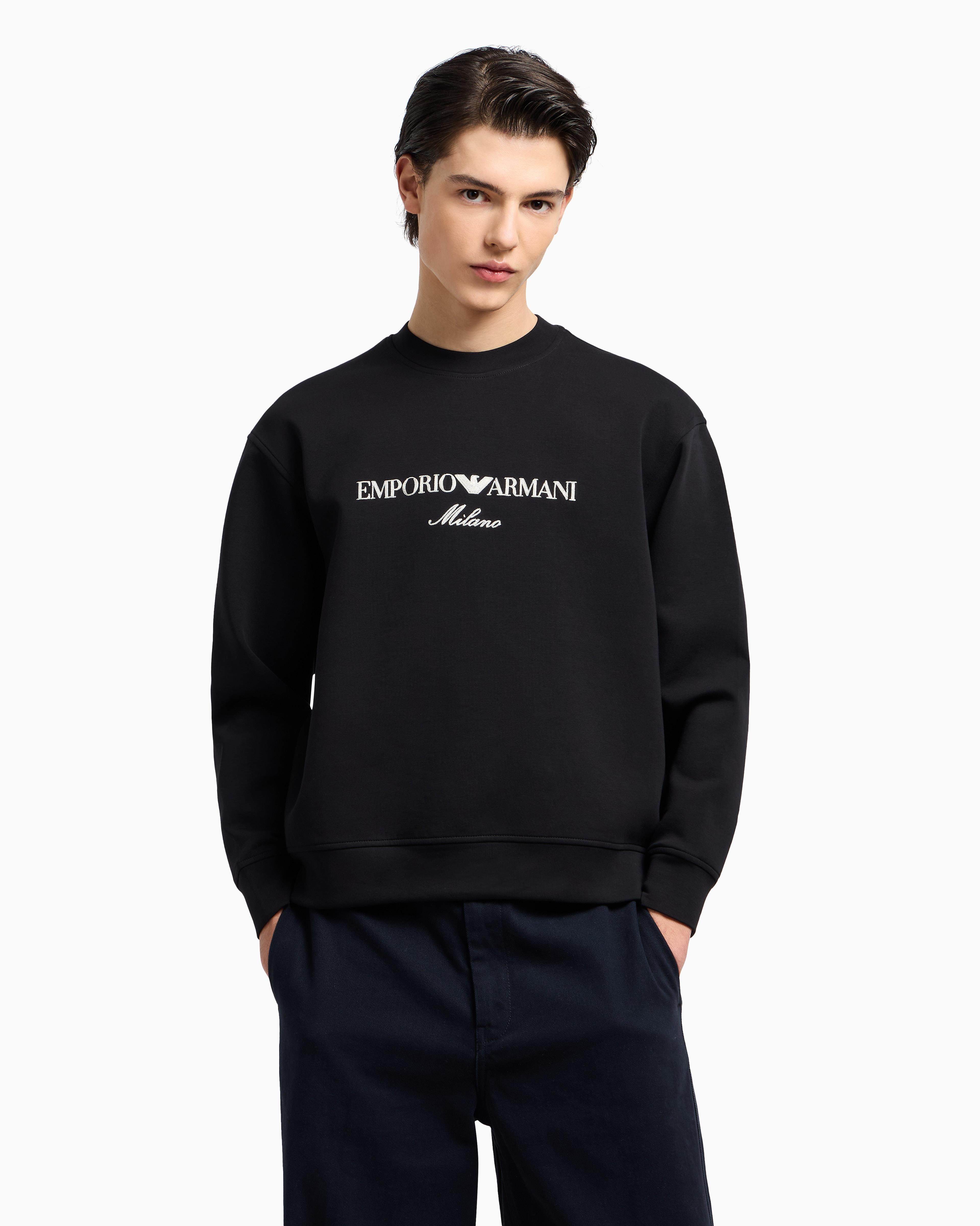 Emporio Armani Erkek Siyah Sweatshirt EM001052 AF10013-MC169