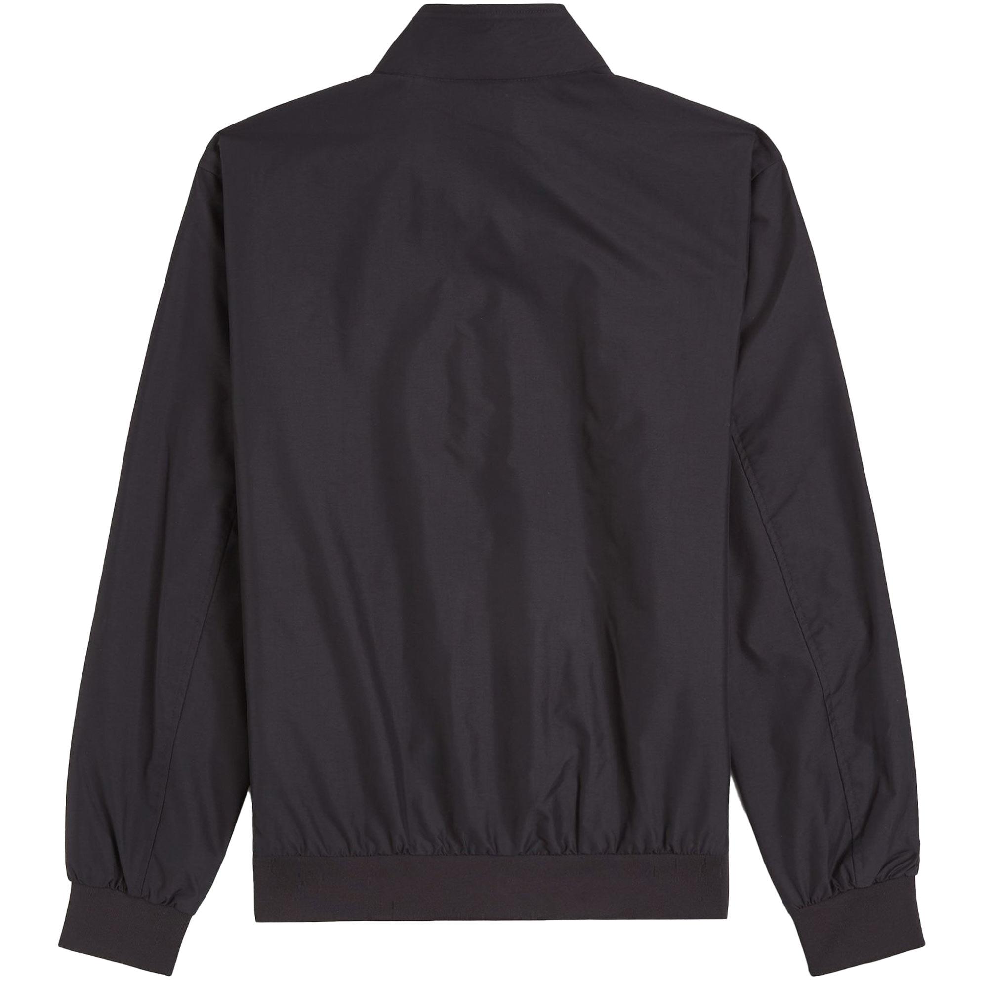 Perry Quarter Zip Sweatshirt in Black/Shaded Stone | Fred Perry | EQVVS