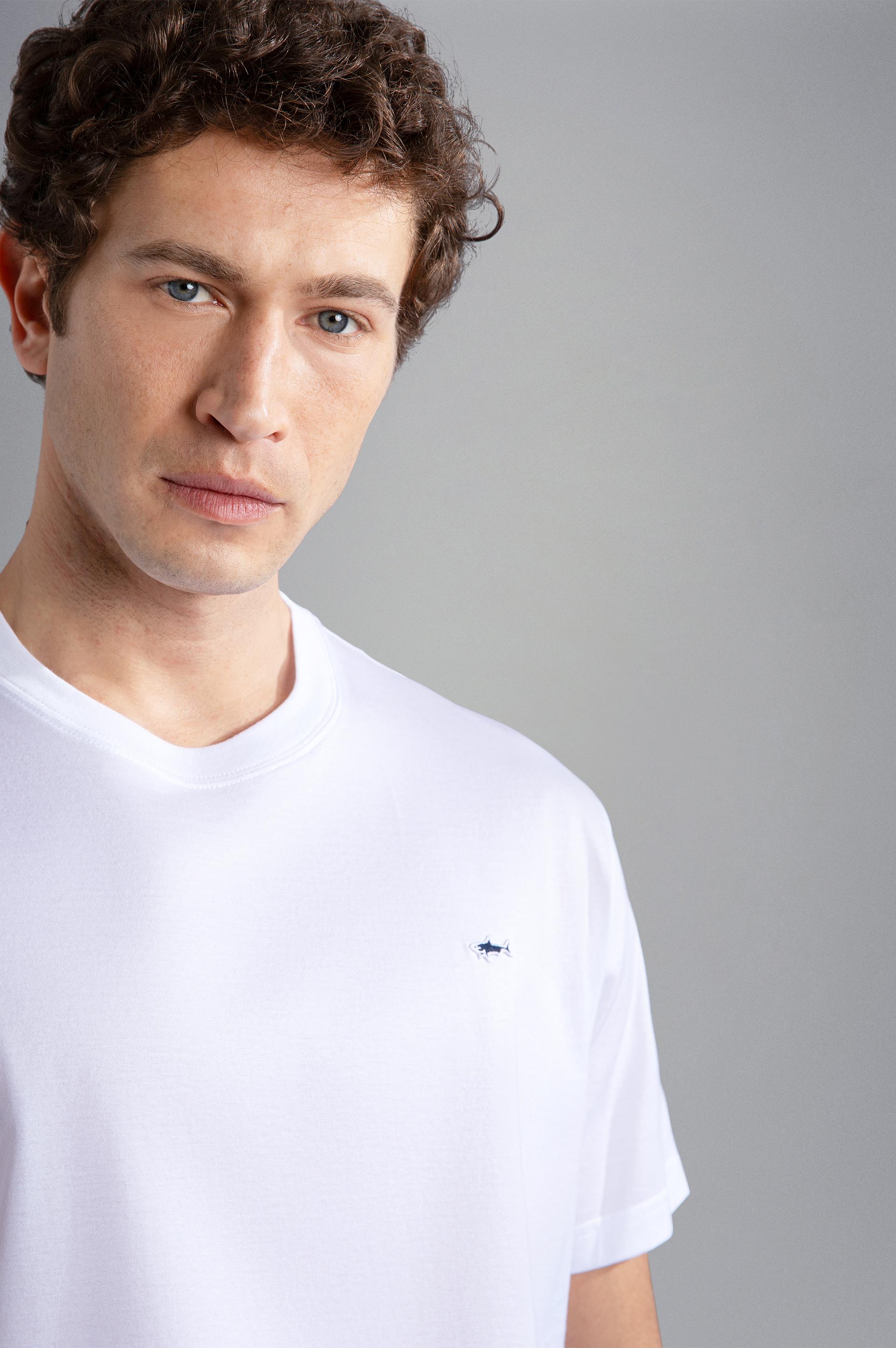 Tシャツ・カットソー PAUL  SHARK Men T Shirts C0P1092 010 WHITE 16349814_31431906_600.jpg