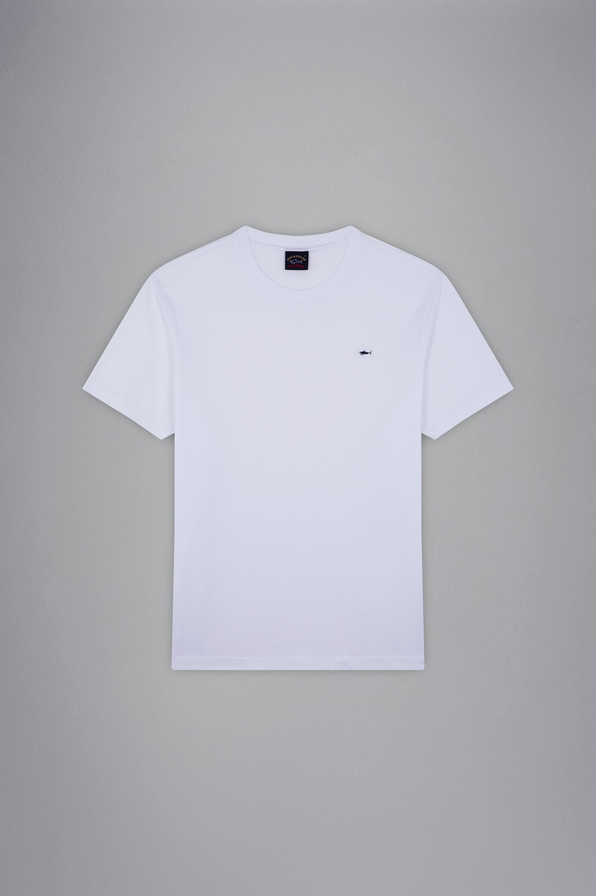 Tシャツ・カットソー PAUL  SHARK Men T Shirts C0P1092 010 WHITE PAUL & SHARK: T-shirt men - White | Paul & Shark t-shirt