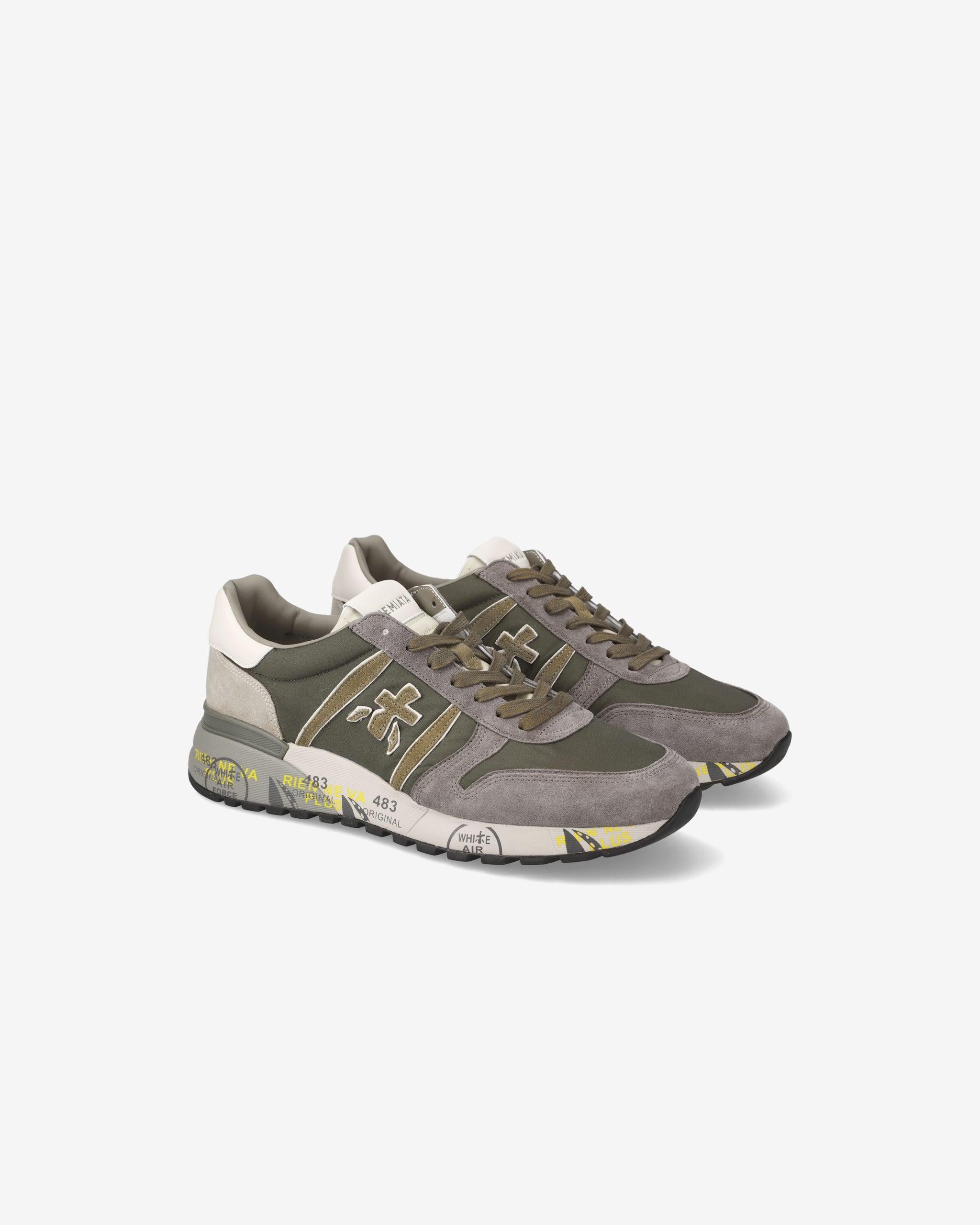 Premiata Deri Haki Sneaker - LANDER 7706-HAKİ | Wejaar
