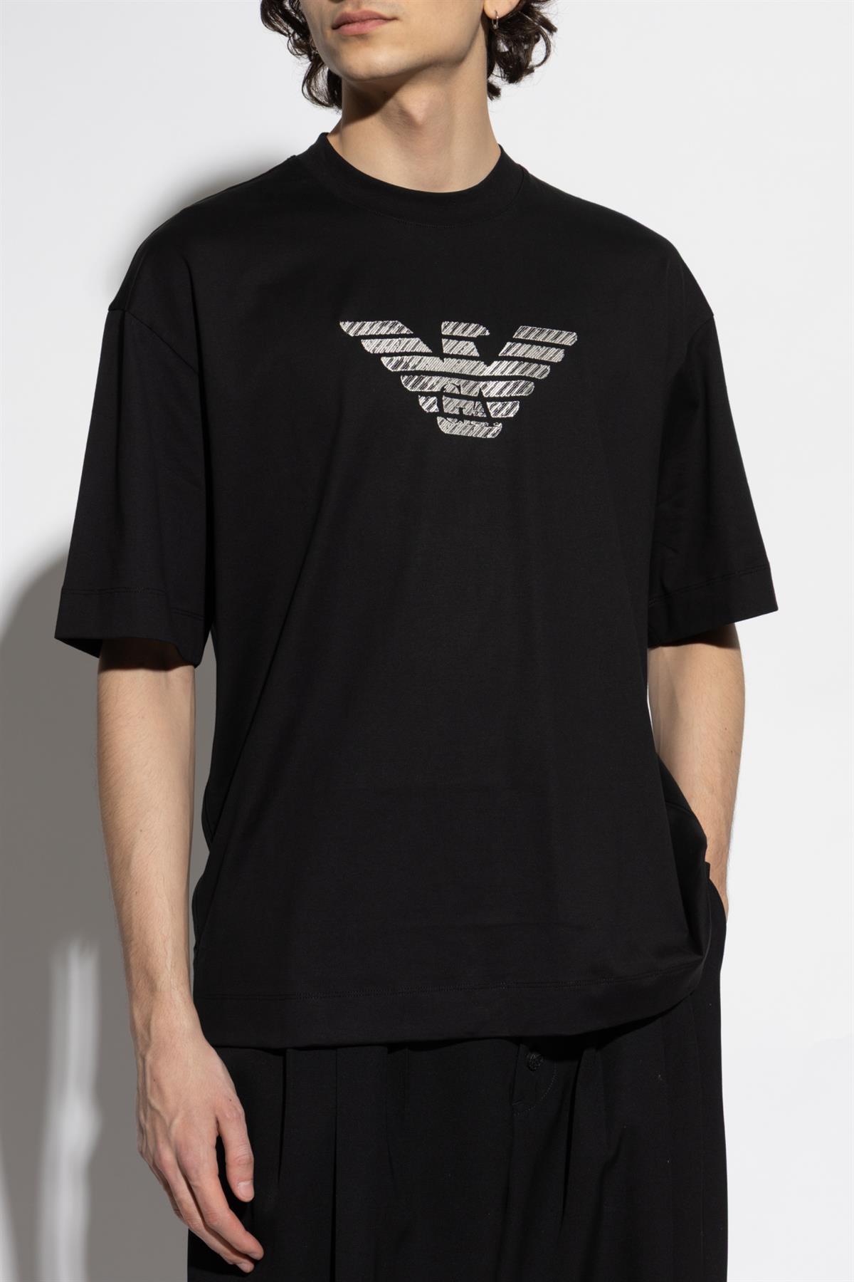 Emporio Armani Siyah T-Shirt - EM001026 AF13669-MC202 | Wejaar