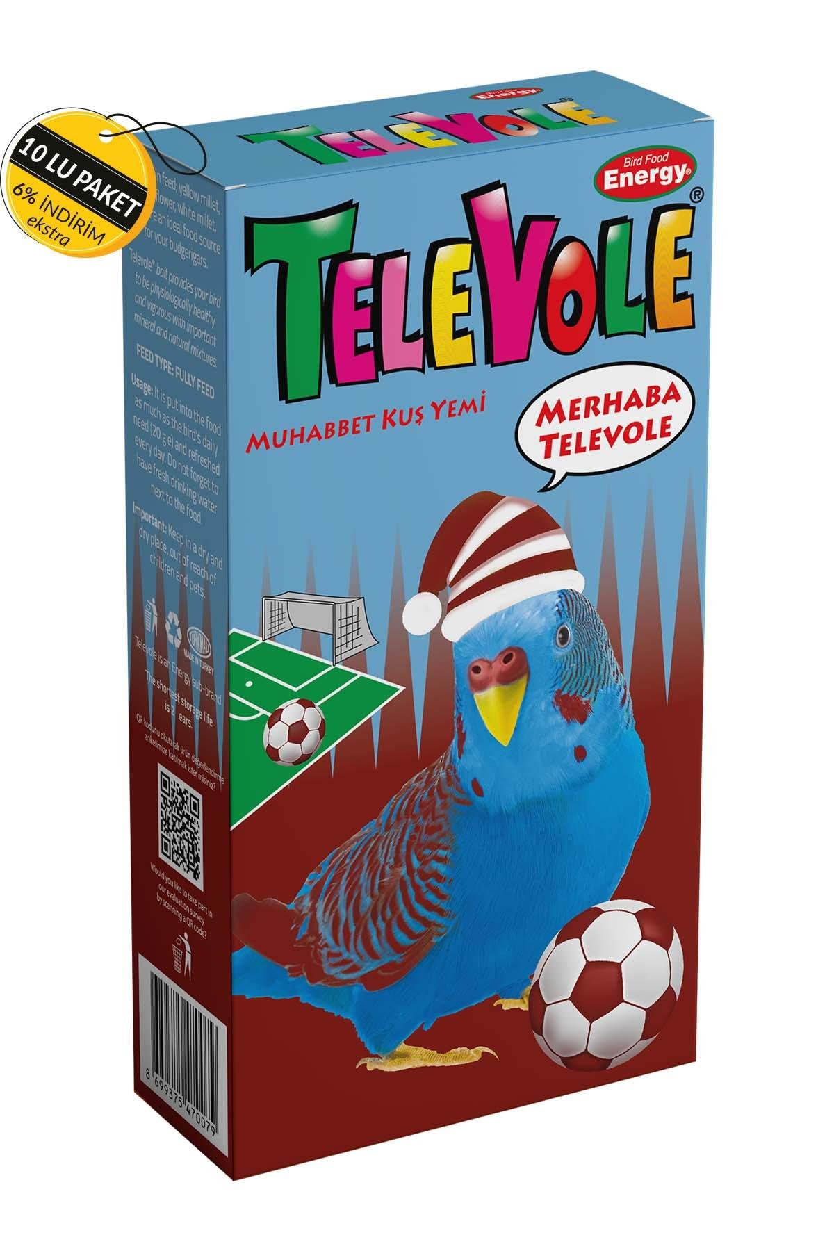 Televole Muhabbet Kuşu Yemi/TS 300 g ÖZEL KOLİ 10 ADET