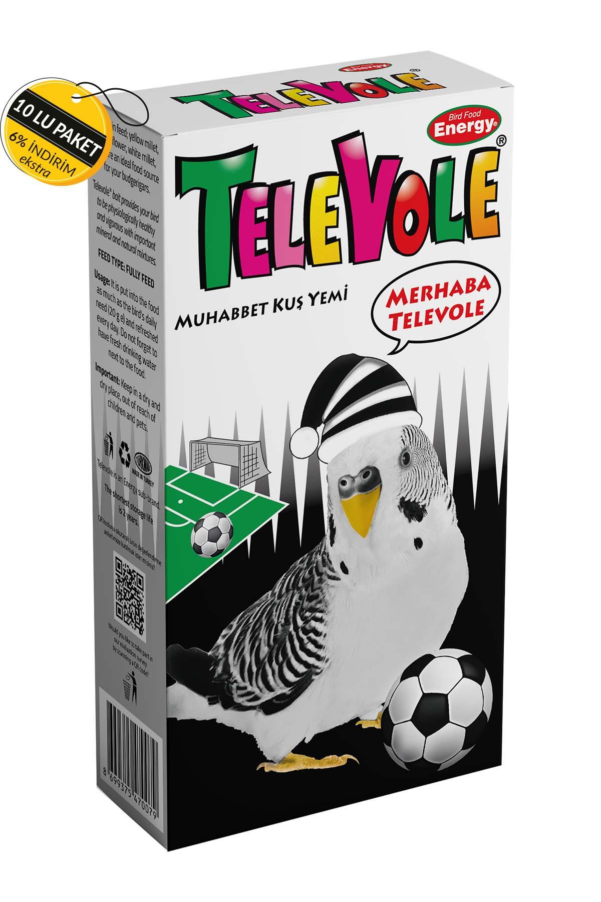 Televole Muhabbet Kuşu Yemi/bjk	300 G Özel Koli (10 Adet)