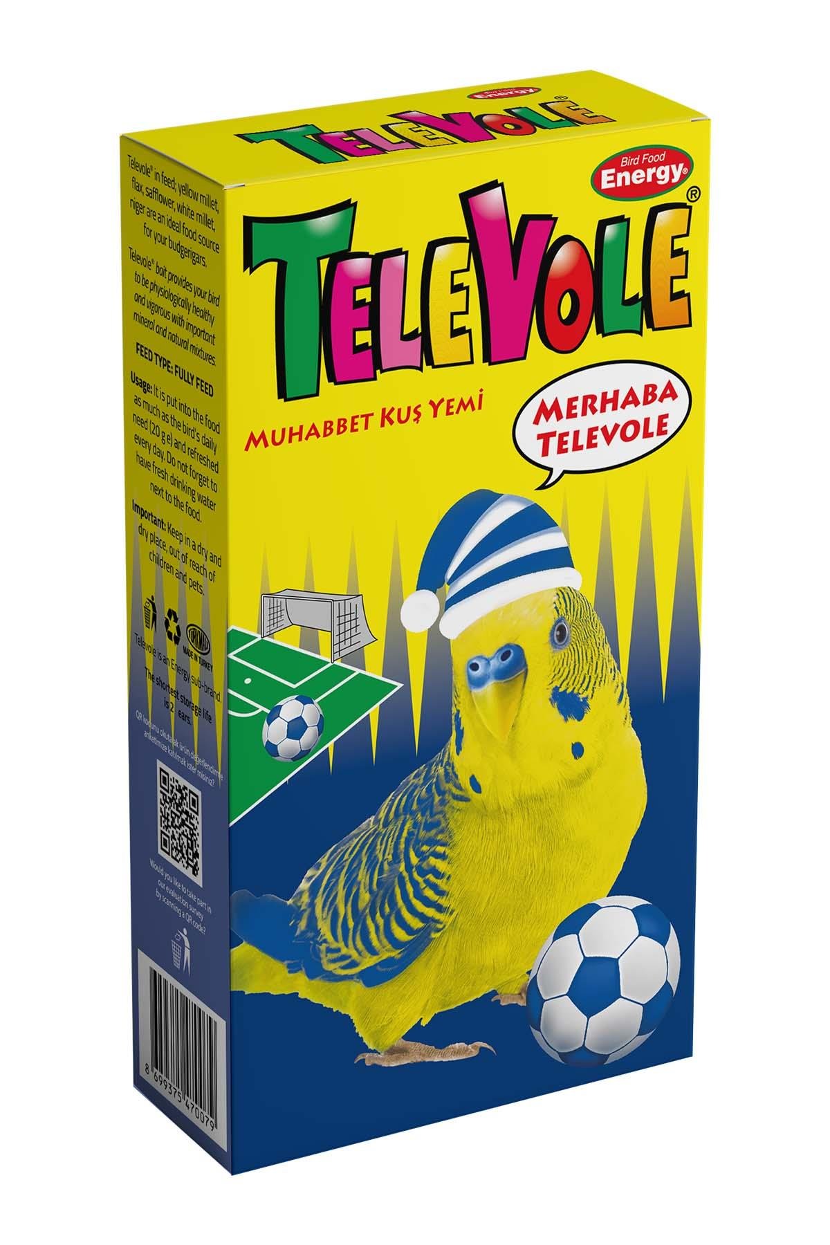 ENERGY TELEVOLE MUHABBET KUŞU YEMİ 300 G - FB- 20 ADET