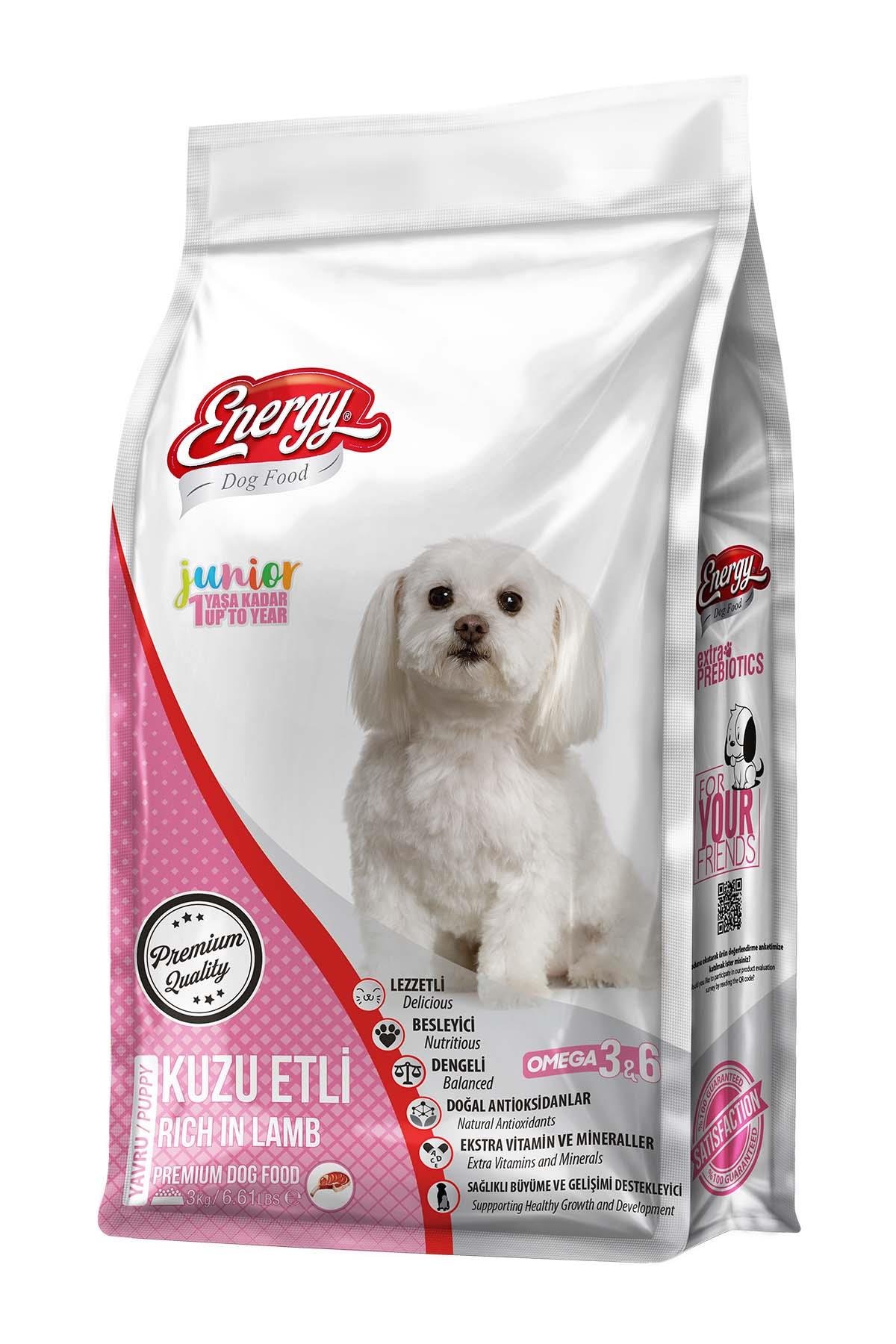 Energy Kuzu Etli Yavru Köpek Maması 3 kg 