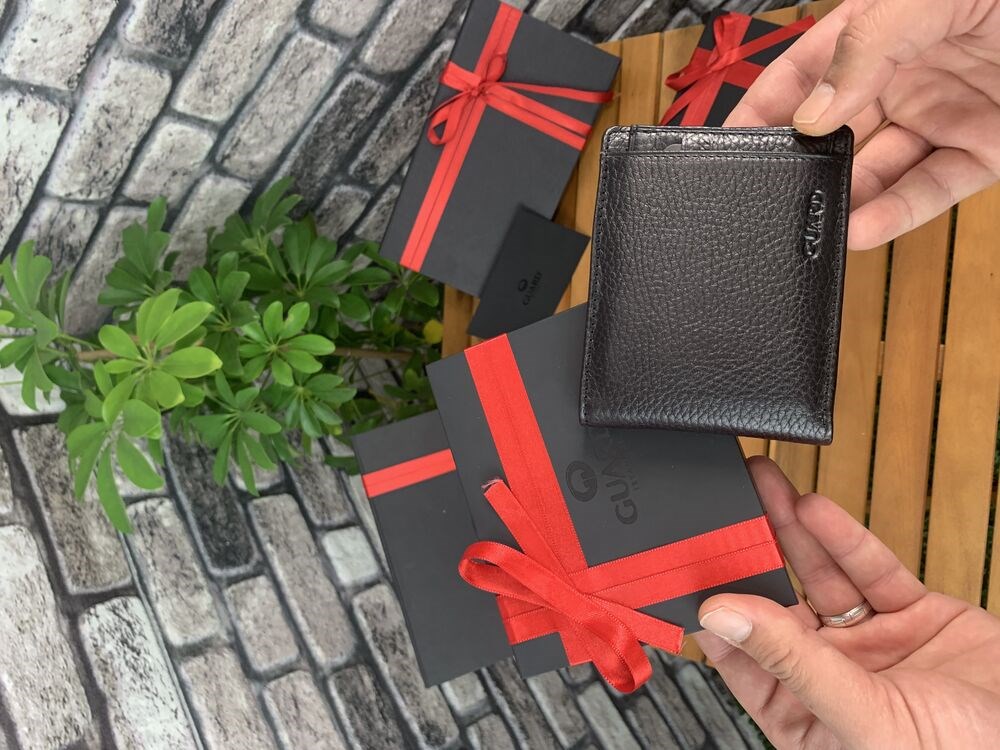 Hakiki Deri Erkek Kemer Cüzdan Seti Özel Hediye Kutulu Siyah