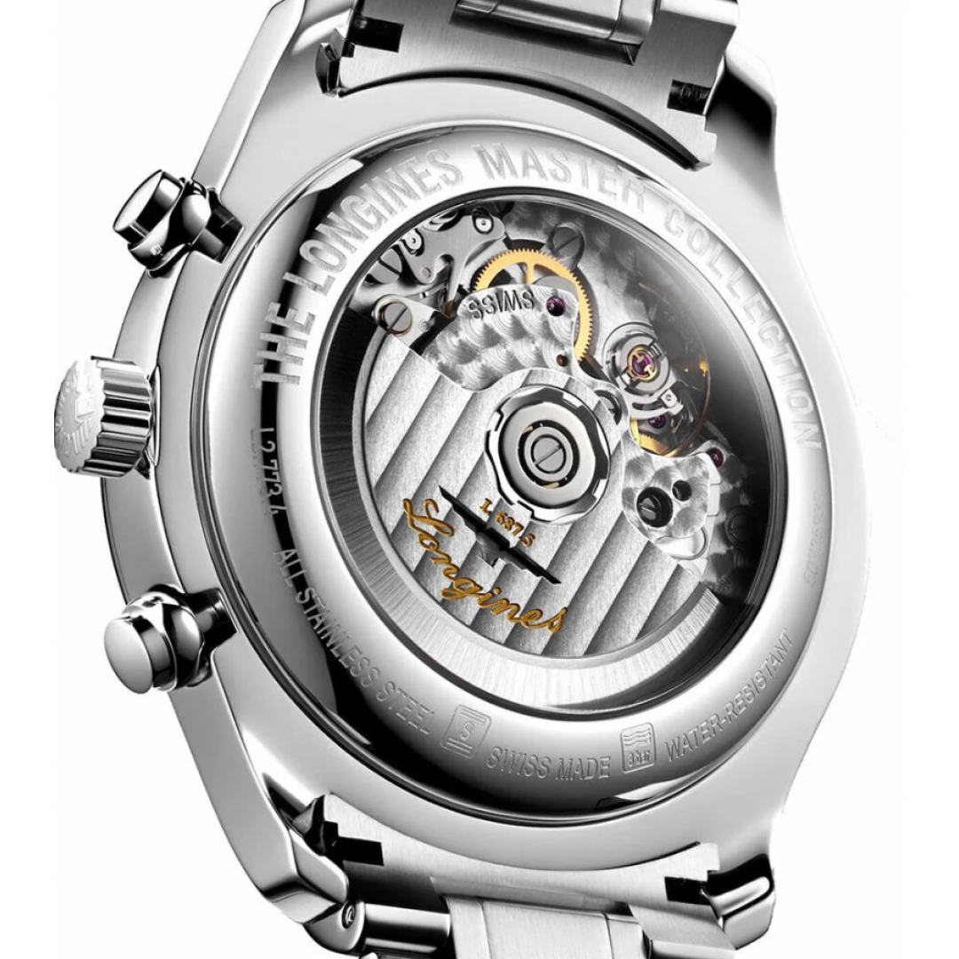 Longines L27734716 Master Collection Chronograph Moonphase Erkek Kol Saati