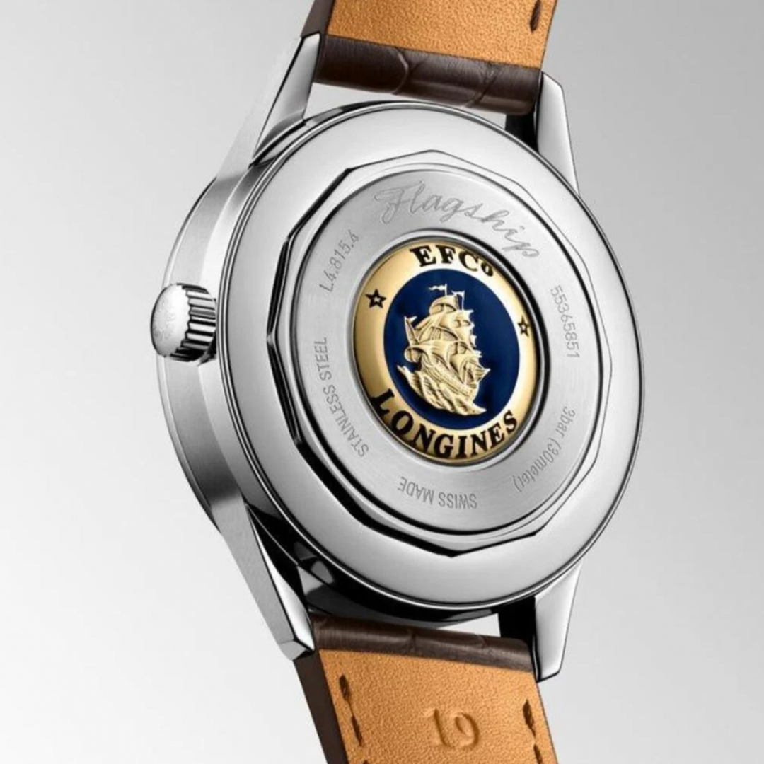 Longines L48154782 Flagshıp Herıtage Moonphase Erkek Kol Saati