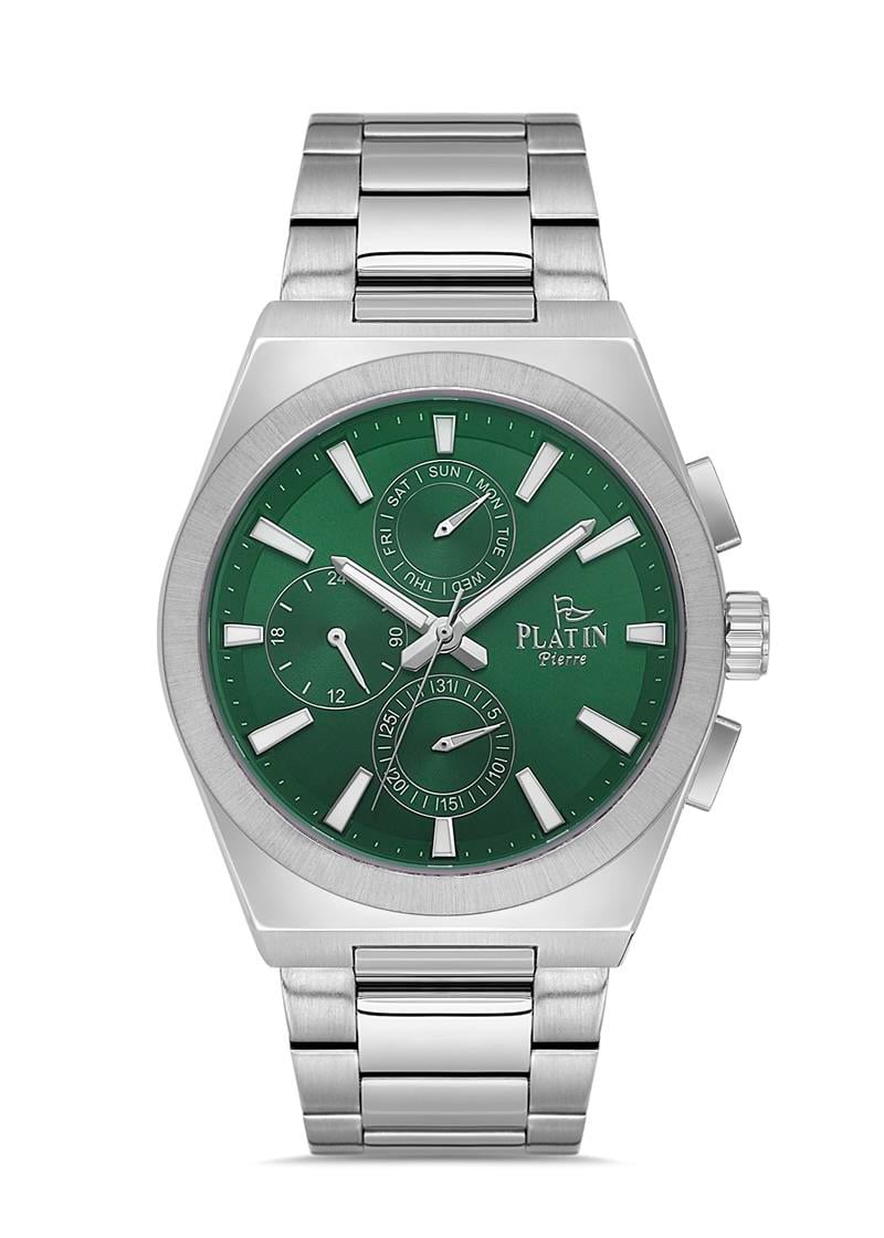 HDS-PL-1084GA-A10 Çelik Kordon Fonksiyonları Aktif Erkek Kol Saati 