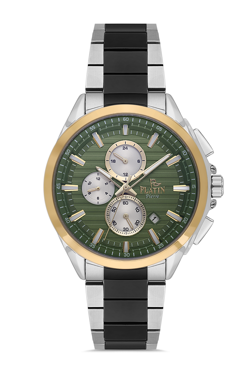 HDS-PL-1275GA-D10 Çelik Kordon Fonksiyonları Aktif Erkek Kol Saati 