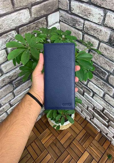 Guard Chelsea Lacivert Telefon Bölmeli Deri El Portföy