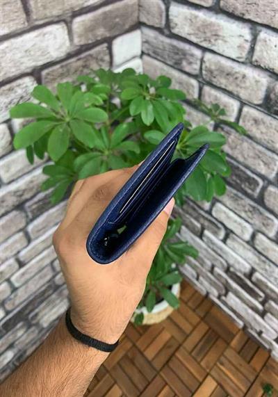 Guard Chelsea Lacivert Telefon Bölmeli Deri El Portföy